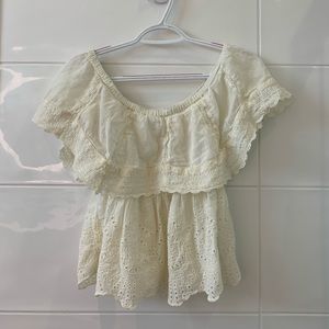 American eagle off shoulder top